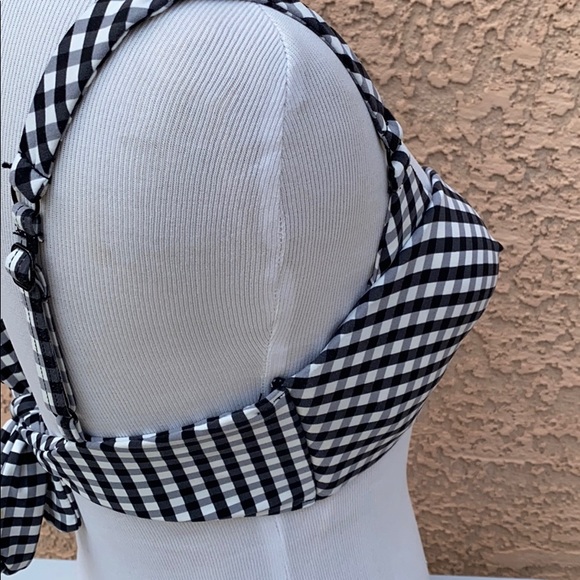 COCO RAVE GINGHAM BIKINI TOP SUZE XS/S - Picture 3 of 7